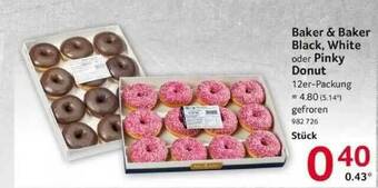 Selgros Baker & Baker Black, White Oder Pinky Donut Angebot