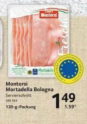 Selgros Montorsi Mortadella Bologna Angebot