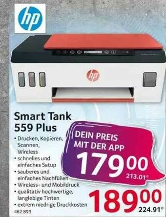 Selgros Hp Smart Tank 559 Plus Angebot