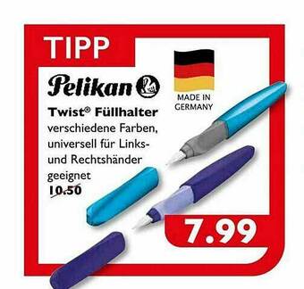 Vedes Pelikan Twist Füllhalter Angebot