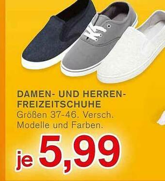 KODi Damen- Und Herren-freizeitschuhe Angebot