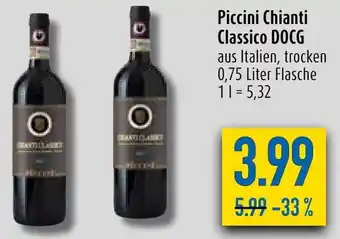 diska Piccini Chianti Classico DOCG 750ml Angebot