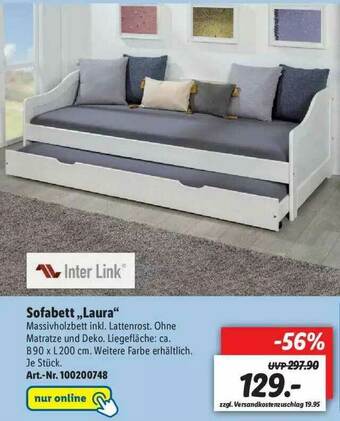 Lidl Inter Link Sofabett „laura” Angebot