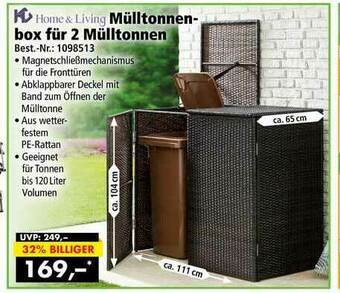 Norma24 Mülltonnenbox Für 2 Mülltonnen Angebot