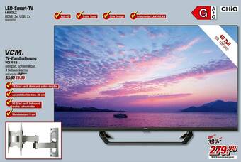 Poco Chiq Led-smart-tv L40h7lx Oder Vcm Tv-wandhalterung Vc17613 Angebot