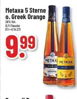 trinkgut Metaxa 5 sterne oder greek orange Angebot