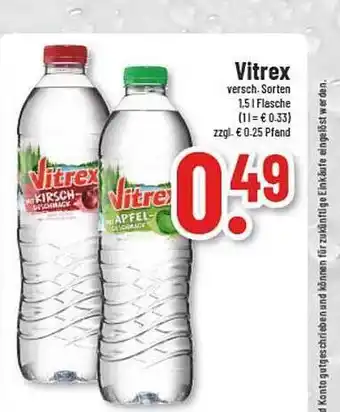 trinkgut Vitrex Angebot