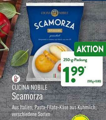 Aldi Nord Cucina Nobile Scamorza Angebot