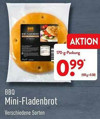 Aldi Nord Bbq Mini-fladenbrot Angebot