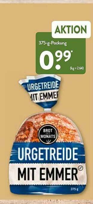 Aldi Nord Urgetreide Mit Emmer Angebot