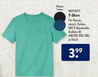 Aldi Süd Watson's T-shirt Angebot