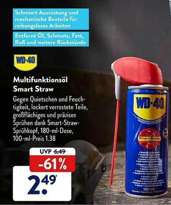 Aldi Süd Wd-40 Multifunktionsöl Smart Straw Angebot