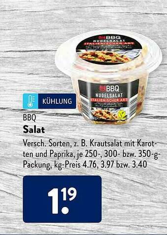 Aldi Süd Bbq Salat Angebot