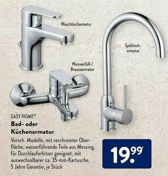 Aldi Süd Easy Home Bad- Oder Küchenarmatur Angebot