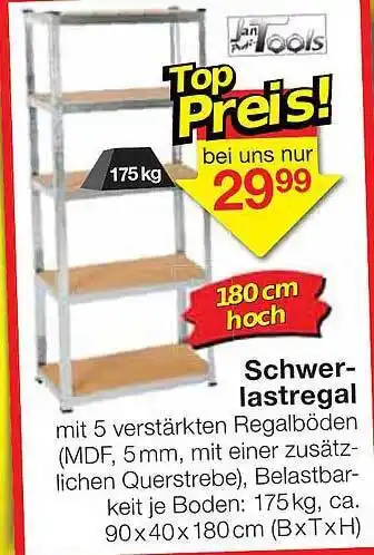 Jawoll Jan tools schwerlastregal Angebot