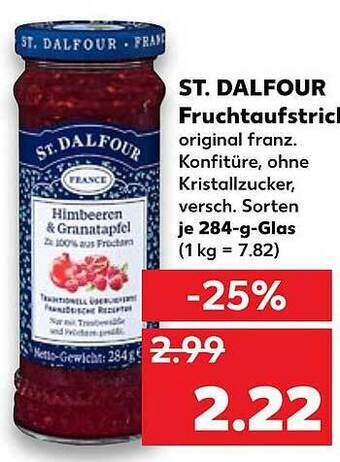 Kaufland Sr. Dalfour Fruchtaufstrich Angebot