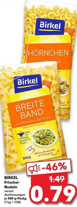 Kaufland Birkel Frischei Nudeln Angebot