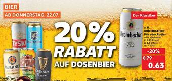 Kaufland Z.b Krombacher Pils Oder Radler Angebot