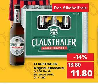 Kaufland Clausthaler Original Alkoholfrei Angebot