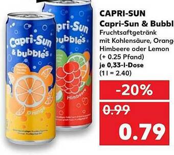 Kaufland Capri Sun Capri Sun & Bubbles Angebot