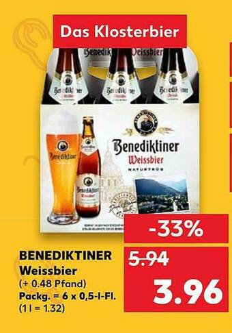 Kaufland Benediktiner Weissbier Angebot