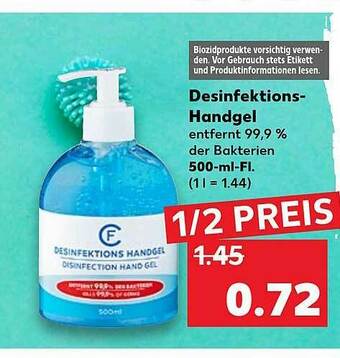 Kaufland Desinfektions Handgel Angebot