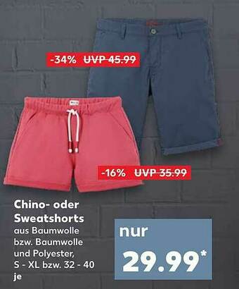 Kaufland Chino Oder Sweatshorts Angebot