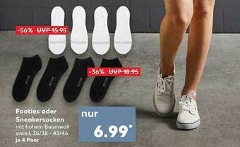 Kaufland Footies Oder Sneakersocken Angebot