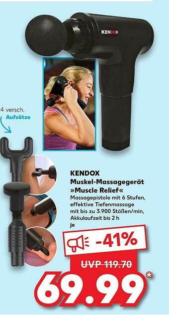 Kaufland Kendox Muskel-massagegerät >muscle Relief< Angebot