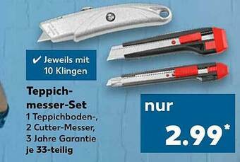 Kaufland Teppich Messer-set Angebot