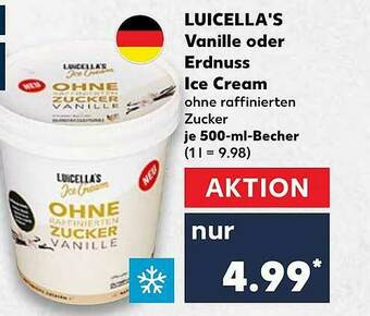 Kaufland Luicella's Vanille Oder Erdnuss Ice Cream Angebot