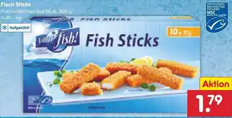 Netto Marken-Discount Fisch Sticks Fischstäbchen 300 g Angebot