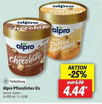 Lidl Alpro Pflanzliches Eis Angebot