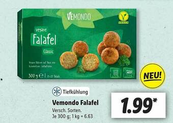 Lidl Vemondo Falafel Angebot