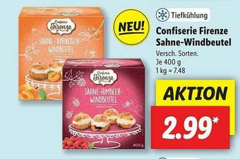 Lidl Confiserie Firenze Sahne-windbeutel Angebot