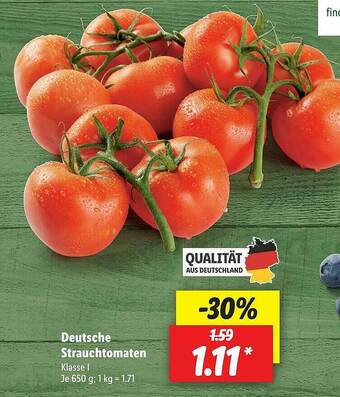 Lidl Deutsche Strauchtomaten Angebot