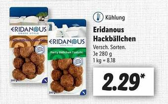 Lidl Eridanous Hackbällchen Angebot