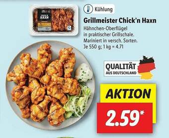 Lidl Grillmeister Chick'n Haxn Angebot