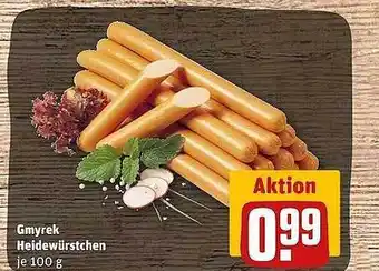 REWE Gmyrek heidewürstchen Angebot