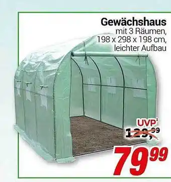 CENTERSHOP Gewächshaus Angebot