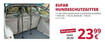 A.T.U. Eufab Hundeschutzgitter Angebot