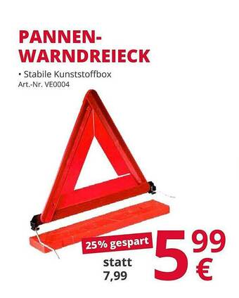 A.T.U. Pannen-warndreieck Angebot