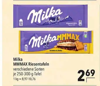 CITTI Markt Milka mmmax riesentafeln Angebot