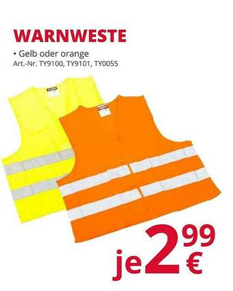 A.T.U. Warnweste Angebot