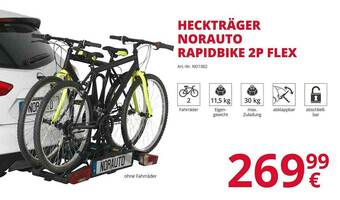 A.T.U. Heckträger Norauto Rapidbike 2p Flex Angebot