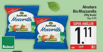 E-Center Alnatura bio mozzarella Angebot