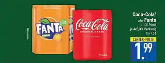 E-Center Coca-cola oder fanta Angebot