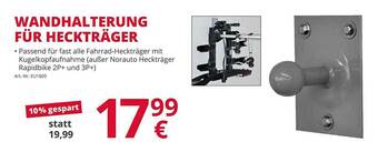 A.T.U. Wandhalterung Für Heckträger Angebot