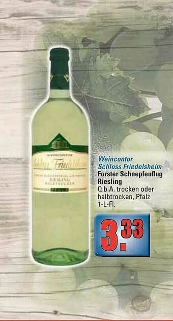 alldrink Forster Schnepfenflug Riesling Angebot