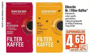 Edeka Eduscho nr. 1 filter kaffee Angebot